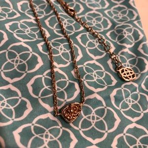 Rose gold Kendra Scott necklace
